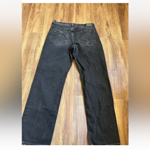 American Eagle Curvy Straight Black Charcoal Women’s Size 6 - Picture 2 of 8